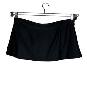 NWT TROPICAL ESCAPE |  Black Swim Skirt Bikini‎ Bottom